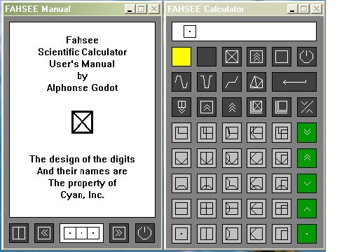 Calculator with manual